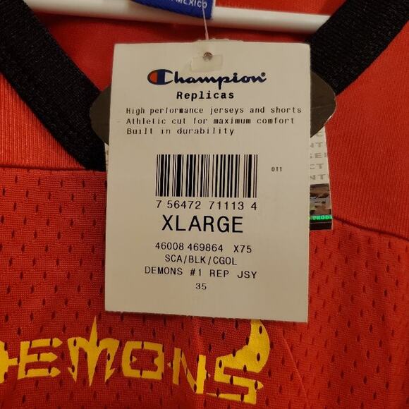 San Francisco Demons #1 XFL Vintage Jersey Size  48 XL - Picture 8 of 11